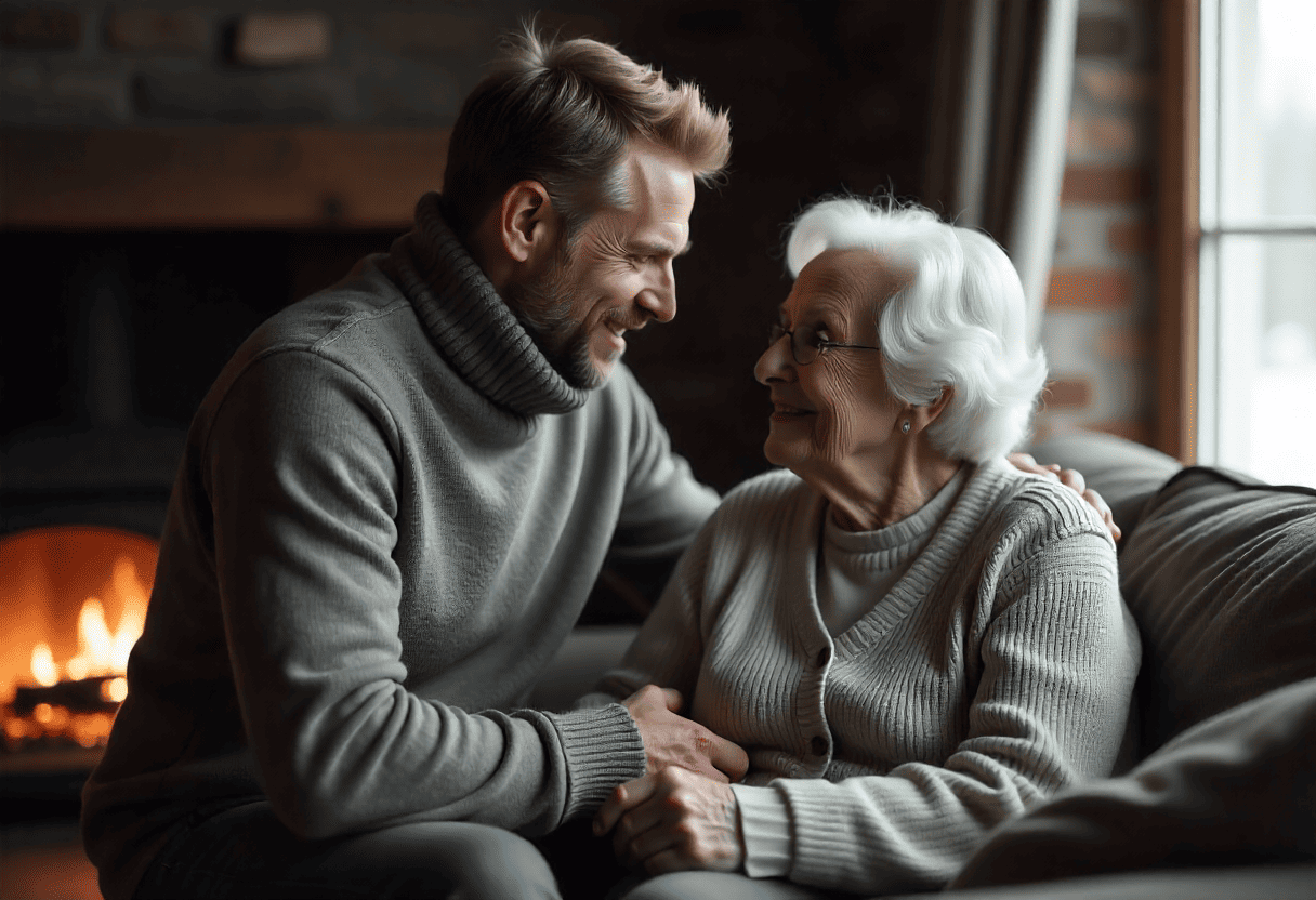 Afbeelding van een mantelzorger